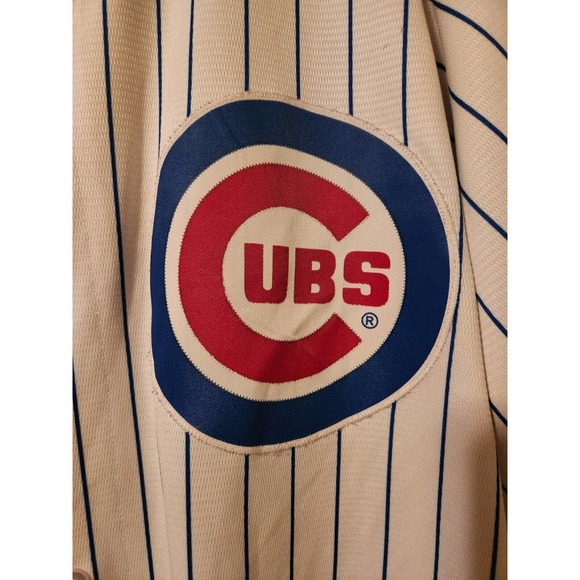 Majestic Cool Base Mens XL MLB Chicago Cubs Rosenwalds 47 White Baseball Jersey - Picture 5 of 6